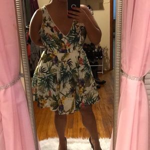 Floral babydoll dress!